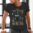 Cat Kitty I'm A Math Teacher Of Course I Have Problems Men's V-Neck T-Shirt, gift for family, gift for coworker Cat Kitty I'm A Math Teacher Of Course I Have Problems Men's V-Neck T-Shirt, gift for family, gift for coworker