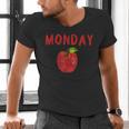 Caterpillar Friday Fruit Kindergarten Teacher Men Women Kids Men's V-Neck T-Shirt, gift for family, gift for coworker