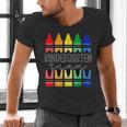 Colorful Crayon Kindergarten Team Tee For Teachers Students Men Women Kids Men's V-Neck T-Shirt, gift for family, gift for coworker Colorful Crayon Kindergarten Team Tee For Teachers Students Men Women Kids Men's V-Neck T-Shirt, gift for family, gift for coworker