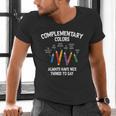 Complementary Colors Art Teacher Pun Shirt Men's V-Neck T-Shirt, gift for family, gift for coworker