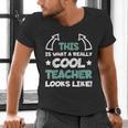 Cool Teacher Saying Teaching Student Men Women Men's V-Neck T-Shirt, gift for family, gift for coworker Cool Teacher Saying Teaching Student Men Women Men's V-Neck T-Shirt, gift for family, gift for coworker
