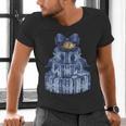 Coquette Bow Book Tree Merry Christmas Xmas Teacher Holiday Men's V-Neck T-Shirt, gift for family, gift for coworker Coquette Bow Book Tree Merry Christmas Xmas Teacher Holiday Men's V-Neck T-Shirt, gift for family, gift for coworker