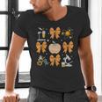 Coquette Bow Fall Science Teacher Stem Teacher Thanksgiving Men's V-Neck T-Shirt, Science Teacher Shirts, gift for family, gift for coworker Coquette Bow Fall Science Teacher Stem Teacher Thanksgiving Men's V-Neck T-Shirt, Science Teacher Shirts, gift for family, gift for coworker