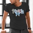 Coquette Bow Teach Teacher Happy First Day Back To School Men's V-Neck T-Shirt, gift for family, gift for coworker Coquette Bow Teach Teacher Happy First Day Back To School Men's V-Neck T-Shirt, gift for family, gift for coworker