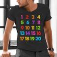 Counting 1-10 Learn To Count Number School Kids Teacher Men's V-Neck T-Shirt, gift for family, gift for coworker Counting 1-10 Learn To Count Number School Kids Teacher Men's V-Neck T-Shirt, gift for family, gift for coworker