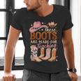 Cowboy Teacher These Boots Are Made-For Teaching School Men's V-Neck T-Shirt, gift for family, gift for coworker Cowboy Teacher These Boots Are Made-For Teaching School Men's V-Neck T-Shirt, gift for family, gift for coworker