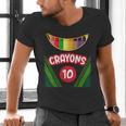 Crayon Box Fun Teacher Student Crayon Squad Halloween 2022 Men's V-Neck T-Shirt, gift for family, gift for coworker Crayon Box Fun Teacher Student Crayon Squad Halloween 2022 Men's V-Neck T-Shirt, gift for family, gift for coworker