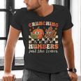 Crunching Numbers Just Like Leaves Pumpkin Fall Teacher Men's V-Neck T-Shirt, gift for family, gift for coworker Crunching Numbers Just Like Leaves Pumpkin Fall Teacher Men's V-Neck T-Shirt, gift for family, gift for coworker