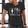 Cute Art Teacher Magical Dabbing Unicorn Artist Men's V-Neck T-Shirt, gift for family, gift for coworker Cute Art Teacher Magical Dabbing Unicorn Artist Men's V-Neck T-Shirt, gift for family, gift for coworker