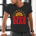 Cute Bilingual Spanish Teacher Buenos Dias Sunshine Men's V-Neck T-Shirt, gift for family, gift for coworker Cute Bilingual Spanish Teacher Buenos Dias Sunshine Men's V-Neck T-Shirt, gift for family, gift for coworker