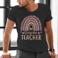 Cute Daycare Teacher Rainbow Leopard Print Childcare Worker Men's V-Neck T-Shirt, gift for family, gift for coworker Cute Daycare Teacher Rainbow Leopard Print Childcare Worker Men's V-Neck T-Shirt, gift for family, gift for coworker