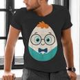 Cute Good Egg Teacher Halloween Costume Food Group Men's V-Neck T-Shirt, gift for family, gift for coworker