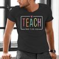 Cute Teacher Life Teach Them To Be Kind School Mom Teachers Men's V-Neck T-Shirt, gift for family, gift for coworker Cute Teacher Life Teach Them To Be Kind School Mom Teachers Men's V-Neck T-Shirt, gift for family, gift for coworker