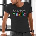 Cute Teacher Shirt Teacher Besties Men's V-Neck T-Shirt, gift for family, gift for coworker Cute Teacher Shirt Teacher Besties Men's V-Neck T-Shirt, gift for family, gift for coworker