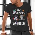 Cute Teacher My Students Are Out-Of This World Space Men's V-Neck T-Shirt, gift for family, gift for coworker Cute Teacher My Students Are Out-Of This World Space Men's V-Neck T-Shirt, gift for family, gift for coworker