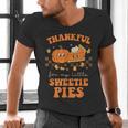 Cute Thanksgiving Teacher Thankful For My Sweetie Pies Mom Men's V-Neck T-Shirt, gift for family, gift for coworker Cute Thanksgiving Teacher Thankful For My Sweetie Pies Mom Men's V-Neck T-Shirt, gift for family, gift for coworker