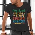 Daycare Children Childcare Provider Teacher PreK Nursery Men's V-Neck T-Shirt, gift for family, gift for coworker