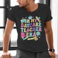 In My Daycare Teacher Era Daycare Provider Kids Men's V-Neck T-Shirt, gift for family, gift for coworker