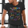 Dear Student Behind Me Teacher Appreciation Back To School Men's V-Neck T-Shirt, gift for family, gift for coworker Dear Student Behind Me Teacher Appreciation Back To School Men's V-Neck T-Shirt, gift for family, gift for coworker