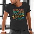 Dinosaurs Didnt Read Book Lover Boys Kids Teacher Men's V-Neck T-Shirt, gift for family, gift for coworker Dinosaurs Didnt Read Book Lover Boys Kids Teacher Men's V-Neck T-Shirt, gift for family, gift for coworker