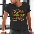 Disney Back To School I'm A Disney Teacher Crafty Logo Men's V-Neck T-Shirt, gift for family, gift for coworker Disney Back To School I'm A Disney Teacher Crafty Logo Men's V-Neck T-Shirt, gift for family, gift for coworker