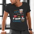 Disney Minnie Mouse Beautiful Day For Learning Teacher's Day Men's V-Neck T-Shirt, gift for family, gift for coworker Disney Minnie Mouse Beautiful Day For Learning Teacher's Day Men's V-Neck T-Shirt, gift for family, gift for coworker