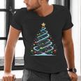 DNA Helix Christmas Tree Scientist Biology Science Teacher Men's V-Neck T-Shirt, Science Teacher Shirts, gift for family, gift for coworker DNA Helix Christmas Tree Scientist Biology Science Teacher Men's V-Neck T-Shirt, Science Teacher Shirts, gift for family, gift for coworker