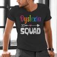 Dyslexia Awareness Month Dyslexia Teacher Therapist Men's V-Neck T-Shirt, gift for family, gift for coworker Dyslexia Awareness Month Dyslexia Teacher Therapist Men's V-Neck T-Shirt, gift for family, gift for coworker