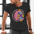 Dyslexia Different Perspective Reading Brain Floral Teacher Men's V-Neck T-Shirt, gift for family, gift for coworker Dyslexia Different Perspective Reading Brain Floral Teacher Men's V-Neck T-Shirt, gift for family, gift for coworker