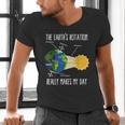 Earth Rotation Earth Day Science Teacher Kids Women Men's V-Neck T-Shirt, Science Teacher Shirts, gift for family, gift for coworker Earth Rotation Earth Day Science Teacher Kids Women Men's V-Neck T-Shirt, Science Teacher Shirts, gift for family, gift for coworker