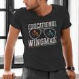 Educational Wingman Assisting Teacher Teaching Assistant Men's V-Neck T-Shirt, gift for family, gift for coworker