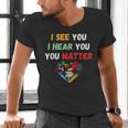 Emotional Intelligence Quote For School Counselor Teacher Men's V-Neck T-Shirt, gift for family, gift for coworker