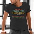 ENGLISH TEACHER Definition Vintage Tee T-Shirt Men's V-Neck T-Shirt, English Teacher Shirts, gift for family, gift for coworker