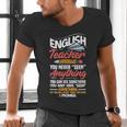 English Teacher Men's V-Neck T-Shirt, English Teacher Shirts, gift for family, gift for coworker