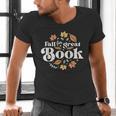 Fall For A Great Book Reading Librarian Autumn Teacher Men's V-Neck T-Shirt, gift for family, gift for coworker Fall For A Great Book Reading Librarian Autumn Teacher Men's V-Neck T-Shirt, gift for family, gift for coworker