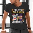 Are You Fall O Ween Directions Halloween Teacher Ghost Men's V-Neck T-Shirt, gift for family, gift for coworker