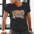 Fall Teacher Shirt 3rd Grade Teacher Retro Halloween Pumpkin Men's V-Neck T-Shirt, gift for family, gift for coworker Fall Teacher Shirt 3rd Grade Teacher Retro Halloween Pumpkin Men's V-Neck T-Shirt, gift for family, gift for coworker