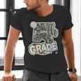 First Day Of Fifth Grade Composition Notebook Teacher Men's V-Neck T-Shirt, First Grade Teacher Shirts, gift for family, gift for coworker
