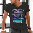 If At First You Don't Succeed Try Doing Your Math Teacher Men's V-Neck T-Shirt, gift for family, gift for coworker If At First You Don't Succeed Try Doing Your Math Teacher Men's V-Neck T-Shirt, gift for family, gift for coworker