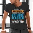 If At First You Don't Succeed Try Doing What Science Teacher Men's V-Neck T-Shirt, Science Teacher Shirts, gift for family, gift for coworker