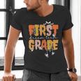First Grade Dream Retro Team Fall Halloween Spooky Teachers Men's V-Neck T-Shirt, First Grade Teacher Shirts, gift for family, gift for coworker First Grade Dream Retro Team Fall Halloween Spooky Teachers Men's V-Neck T-Shirt, First Grade Teacher Shirts, gift for family, gift for coworker