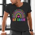 First Grade Rainbow Girls Boys Teacher Team 1st Grade Squad Men's V-Neck T-Shirt, First Grade Teacher Shirts, gift for family, gift for coworker First Grade Rainbow Girls Boys Teacher Team 1st Grade Squad Men's V-Neck T-Shirt, First Grade Teacher Shirts, gift for family, gift for coworker