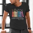 Floral Books Never Underestimate A Public School Teacher Men's V-Neck T-Shirt, gift for family, gift for coworker Floral Books Never Underestimate A Public School Teacher Men's V-Neck T-Shirt, gift for family, gift for coworker