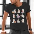 Ghost Book Reading Halloween Books Lover Teacher Kids Men's V-Neck T-Shirt, gift for family, gift for coworker
