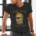 Go Hard Or Go Home Art Teacher Men's V-Neck T-Shirt, gift for family, gift for coworker