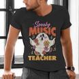 Groovy Faboolous Spooky Music Teacher Halloween Men Women Men's V-Neck T-Shirt, Groovy Teacher Shirts, gift for family, gift for coworker Groovy Faboolous Spooky Music Teacher Halloween Men Women Men's V-Neck T-Shirt, Groovy Teacher Shirts, gift for family, gift for coworker