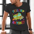 Groovy Field Trip Anyone Happy Field Day For Teachers Kids Men's V-Neck T-Shirt, gift for family, gift for coworker Groovy Field Trip Anyone Happy Field Day For Teachers Kids Men's V-Neck T-Shirt, gift for family, gift for coworker