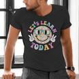 Groovy Retro Lets Learn Today Teacher Student Back To School Men's V-Neck T-Shirt, Groovy Teacher Shirts, gift for family, gift for coworker Groovy Retro Lets Learn Today Teacher Student Back To School Men's V-Neck T-Shirt, Groovy Teacher Shirts, gift for family, gift for coworker
