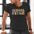 Groovy Retro School Psych Teacher School Psychologist For Men Women Girls Kids Men's V-Neck T-Shirt, Groovy Teacher Shirts, gift for family, gift for coworker Groovy Retro School Psych Teacher School Psychologist For Men Women Girls Kids Men's V-Neck T-Shirt, Groovy Teacher Shirts, gift for family, gift for coworker