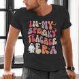 Groovy In My Spooky Teacher Era Halloween Party Boo Men's V-Neck T-Shirt, Groovy Teacher Shirts, gift for family, gift for coworker Groovy In My Spooky Teacher Era Halloween Party Boo Men's V-Neck T-Shirt, Groovy Teacher Shirts, gift for family, gift for coworker